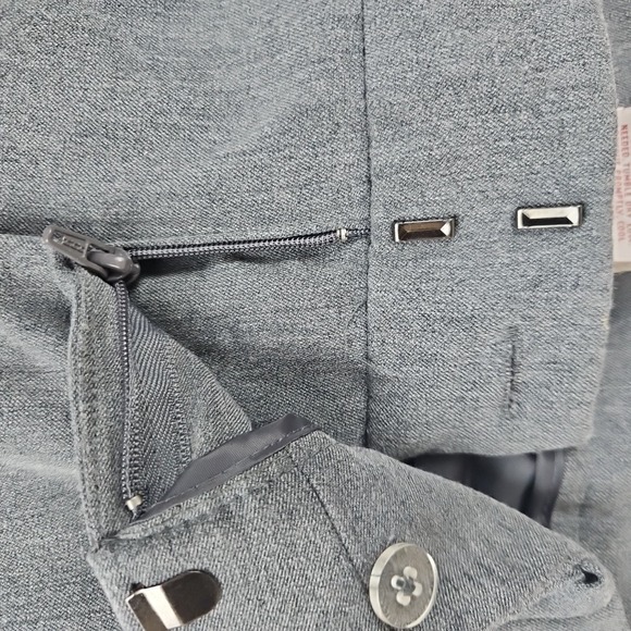 Merona Women's Modern Fit Mid Rise Stretch Boot Cut Pants Size 8 Gray Dress Work - Picture 15 of 16